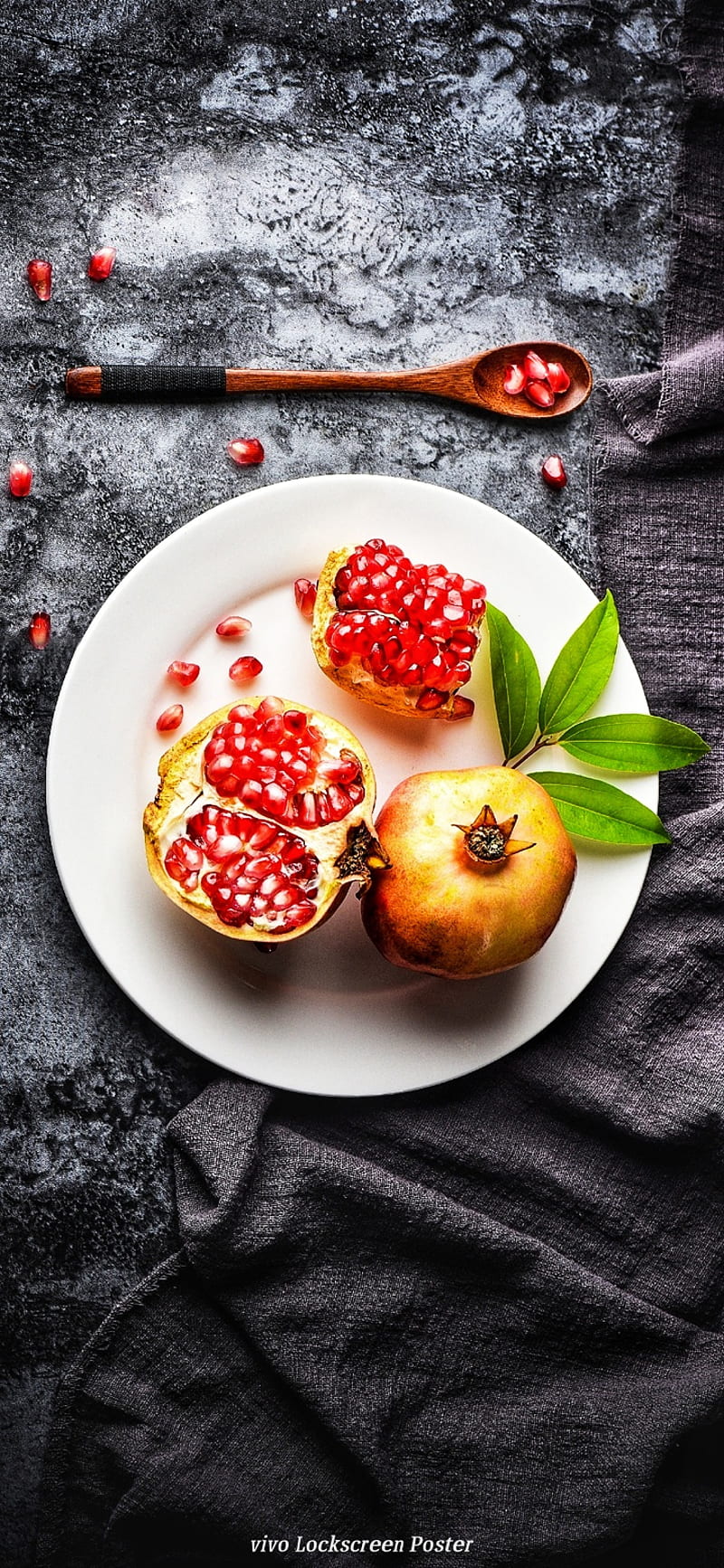 Pomegranates, breakfast, food, sweet, sweets, HD phone wallpaper