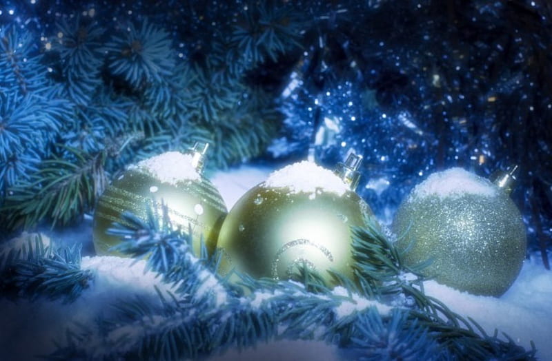Festive Baubles, baubles, festive, glittery, blue, HD wallpaper | Peakpx