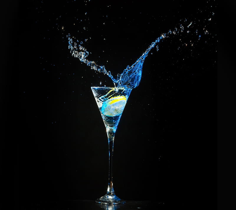 Blue Cocktail, HD wallpaper