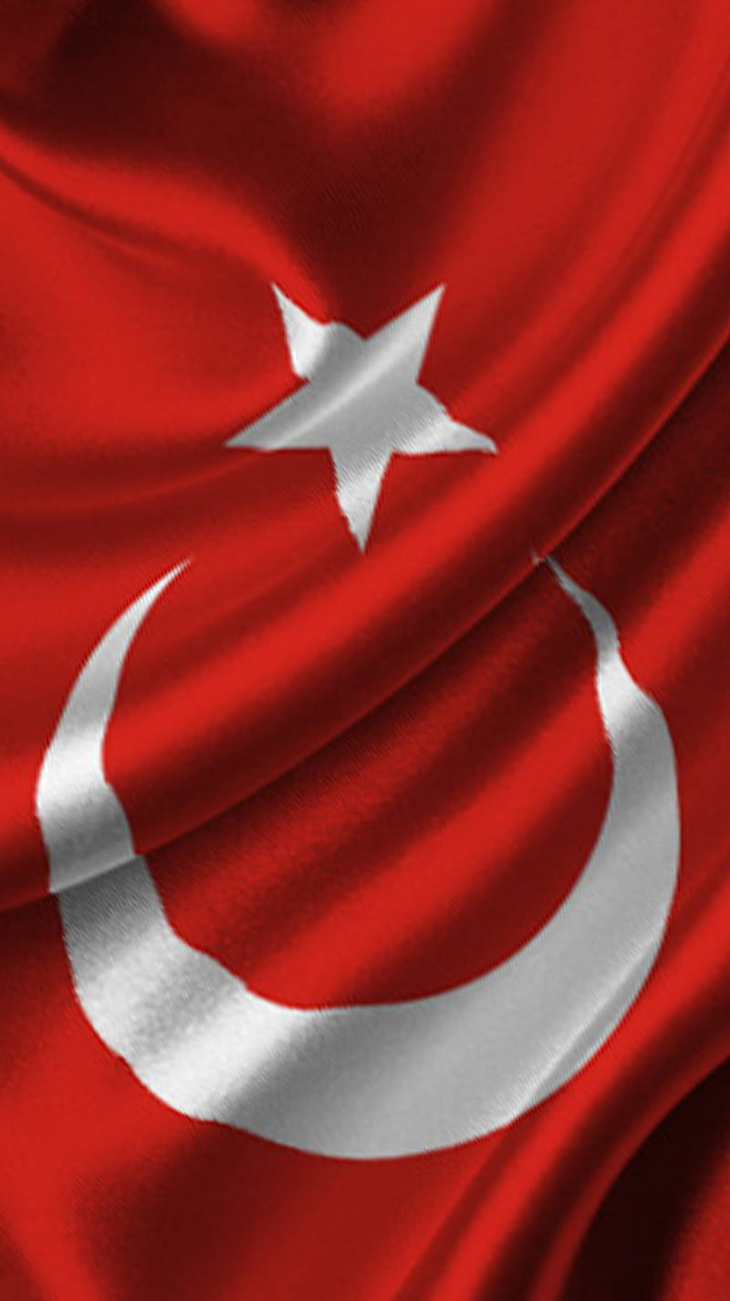TURKIYE, flag, HD phone wallpaper