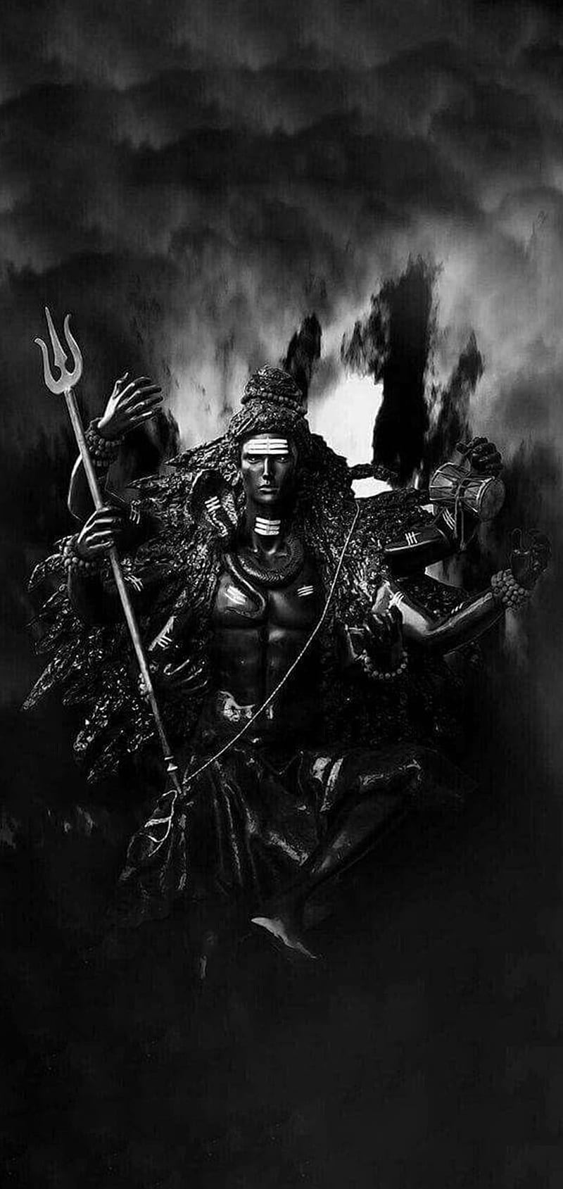 OM Dark, bhagwan, black, god, mahadev, peace, shiva, HD phone ...