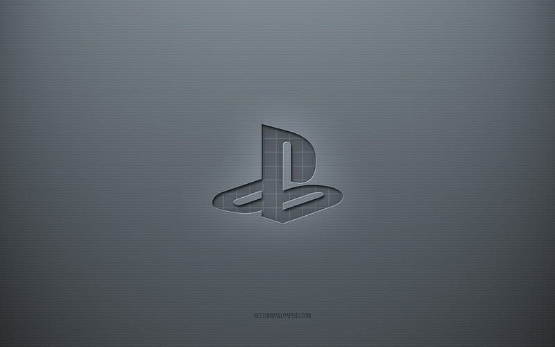 som resultat Resistente sej PlayStation logo, gray creative background, PS logo, PlayStation emblem,  gray paper texture, HD wallpaper | Peakpx