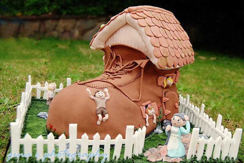 there was an oold woman who lived in a shoe, CUTE, CARTOON, ADORABLE, NURSERY RHYMES, HD wallpaper