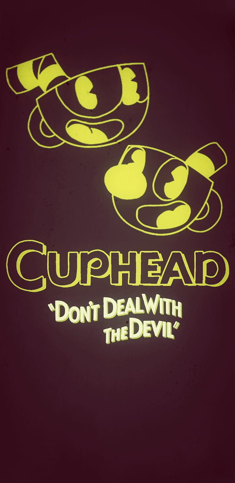 Cuphead poster, blue, cup, cuphead, funny, games, mugman, nintendo, nintendo switch, red, videogames, HD phone wallpaper