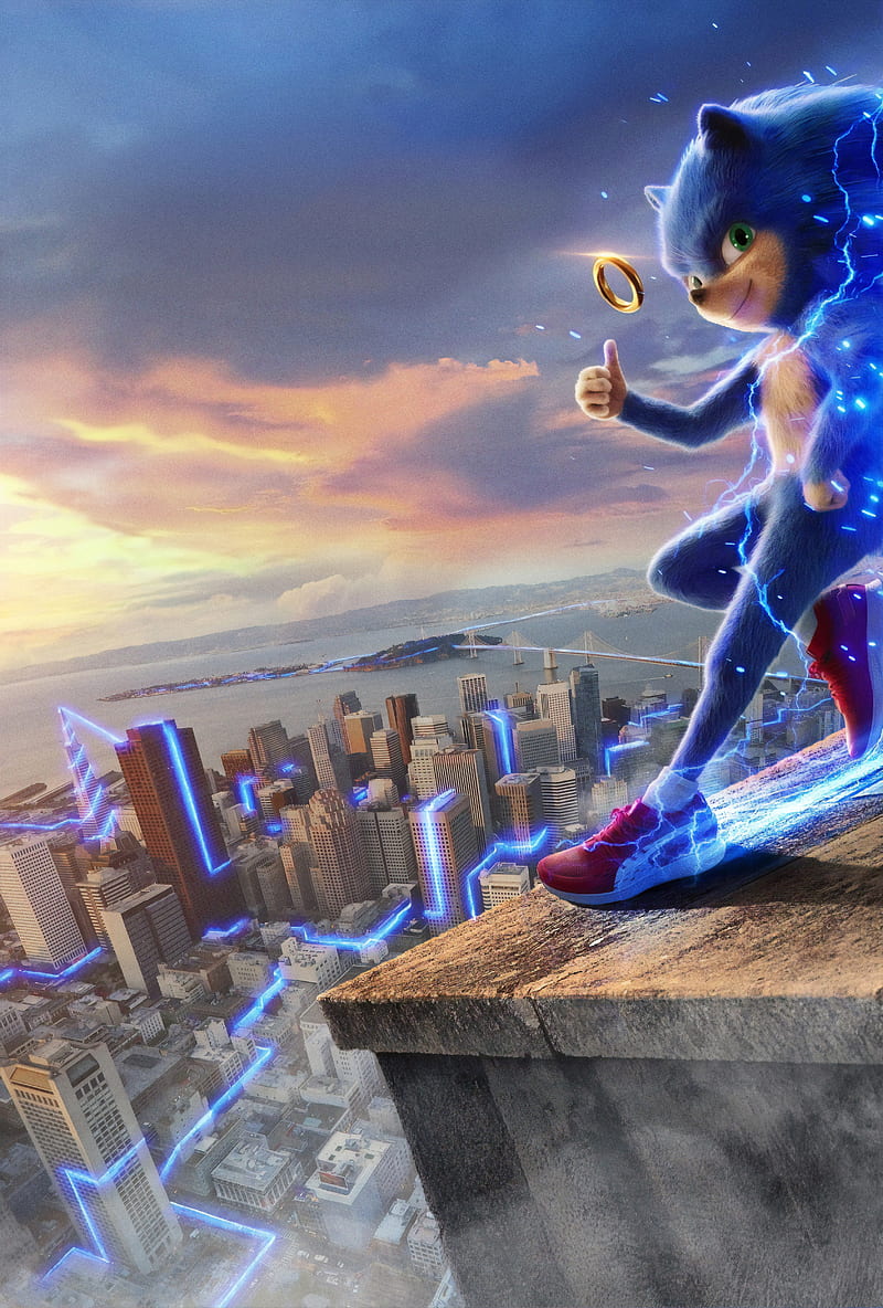 Poster Of Sonic the Hedgehog, HD phone wallpaper