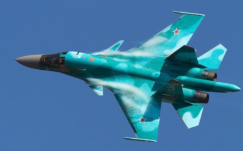 Russian, Military, Sukhoi Su 34, Sukhoi, Soviet, Su 27K, Jet Fighters, HD wallpaper