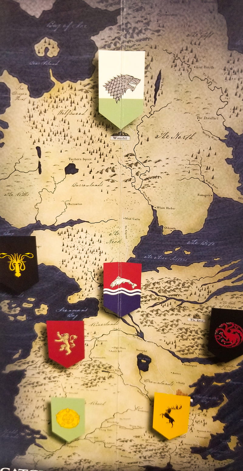 Stark Family Timeline Map  Game of thrones map, 13 game, Map