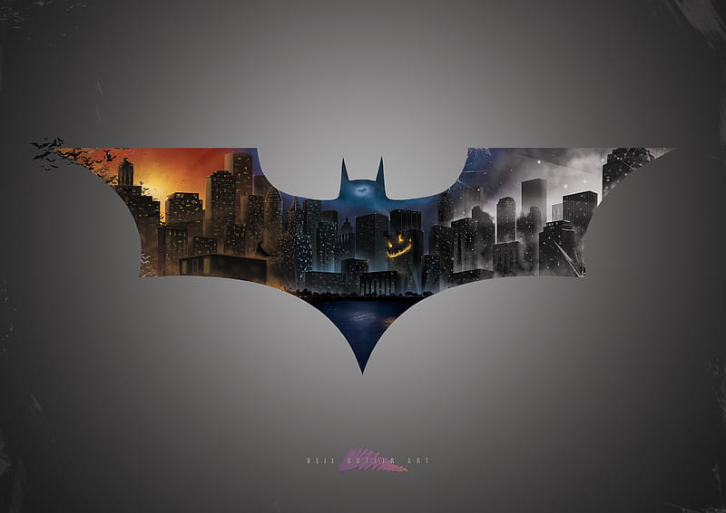 The Dark Knight Bat Logo , dark-knight, batman, movies, logo, HD wallpaper