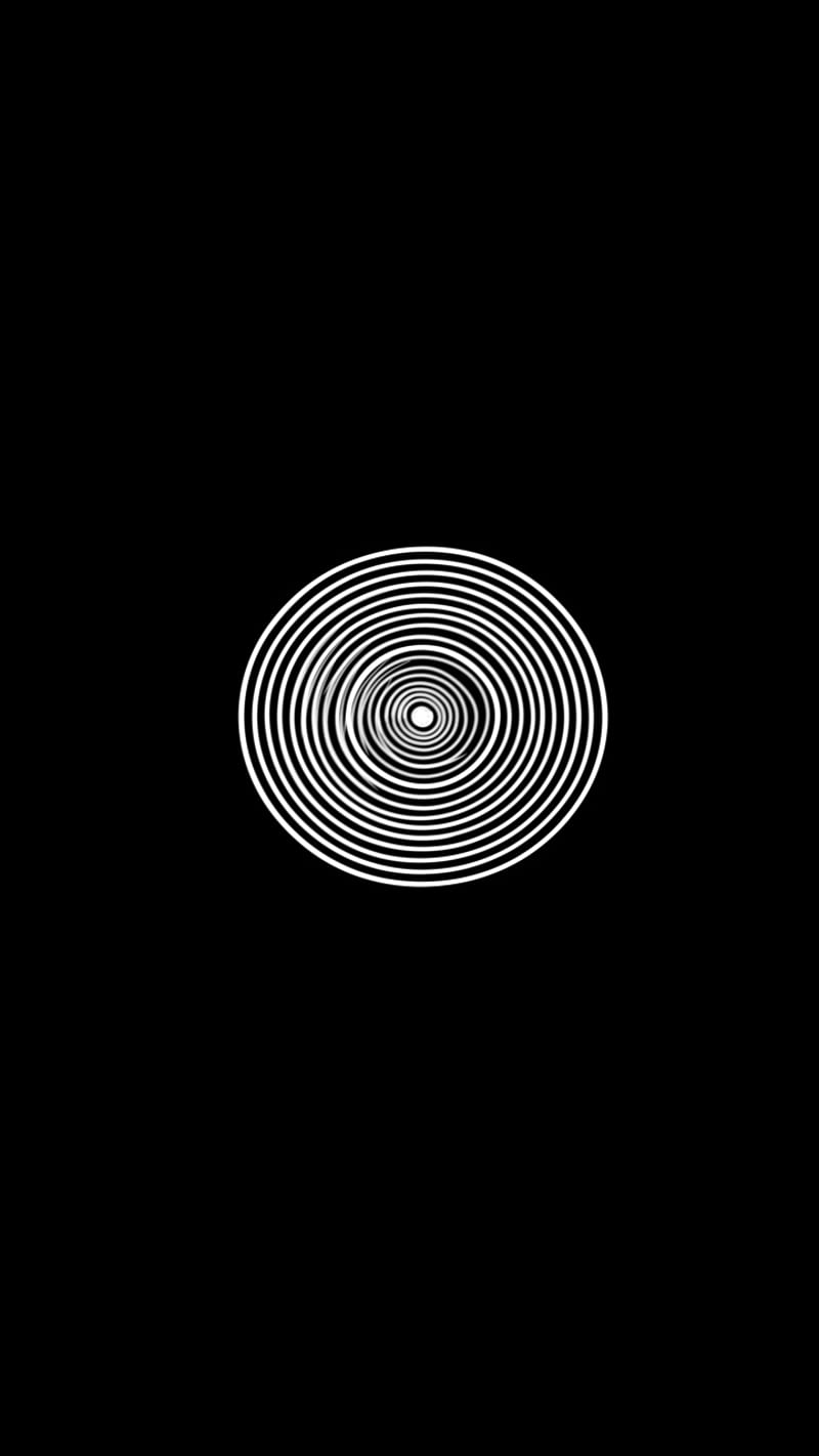 Circle Pattern, black, logo, white, HD phone wallpaper | Peakpx