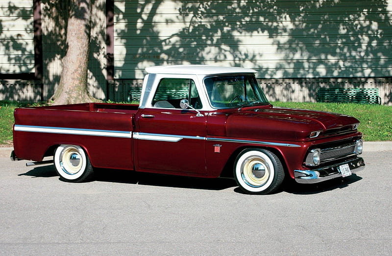 1964-Chevy-c10, Classic, 1964, Bowtie, Truck, HD wallpaper
