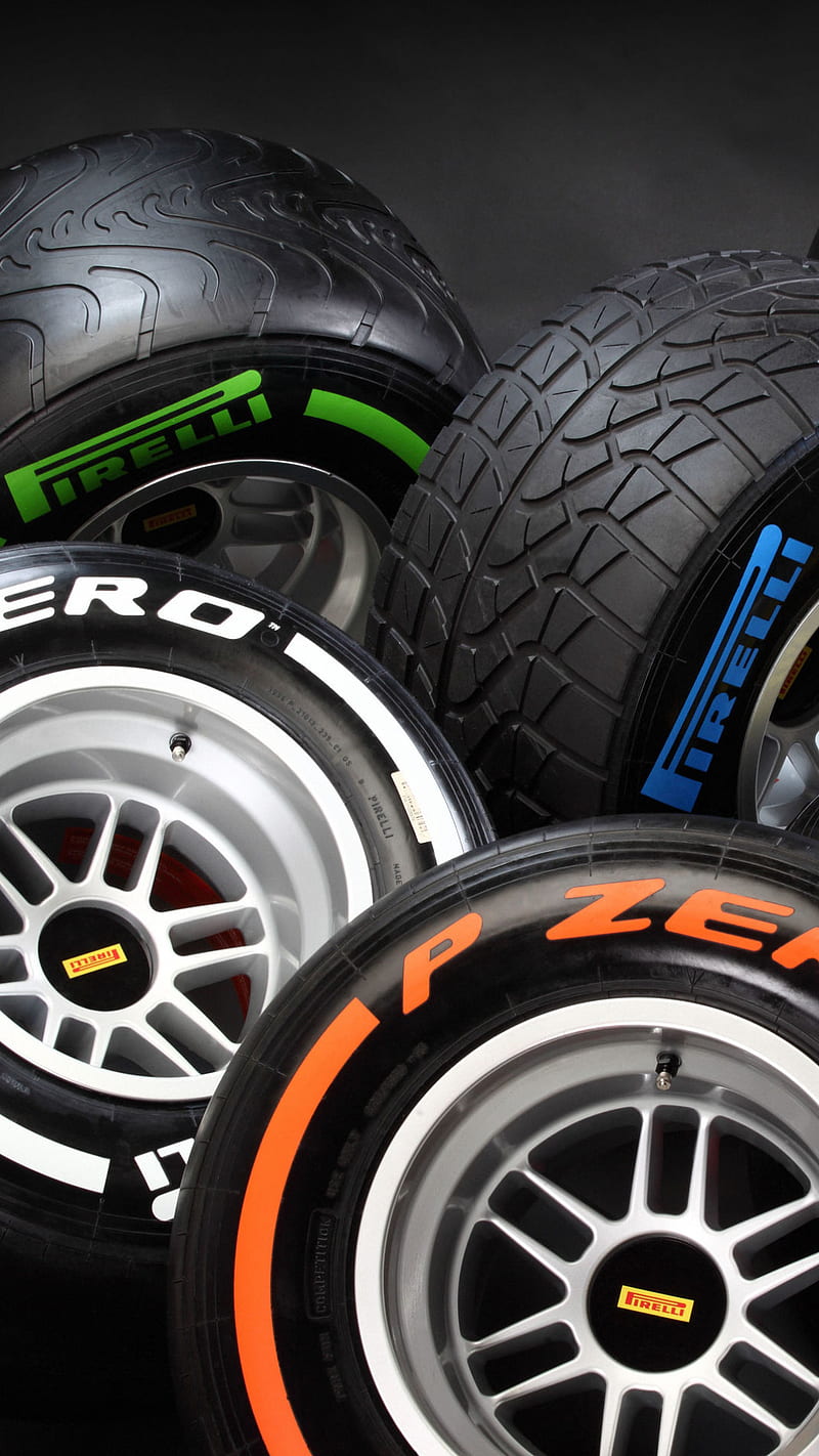 F one wheels, carros, f1, fast, formula 1, logo, pirelli, race, HD phone wallpaper