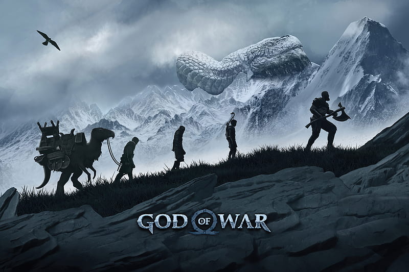 God of war 4 1080P, 2K, 4K, 5K HD wallpapers free download