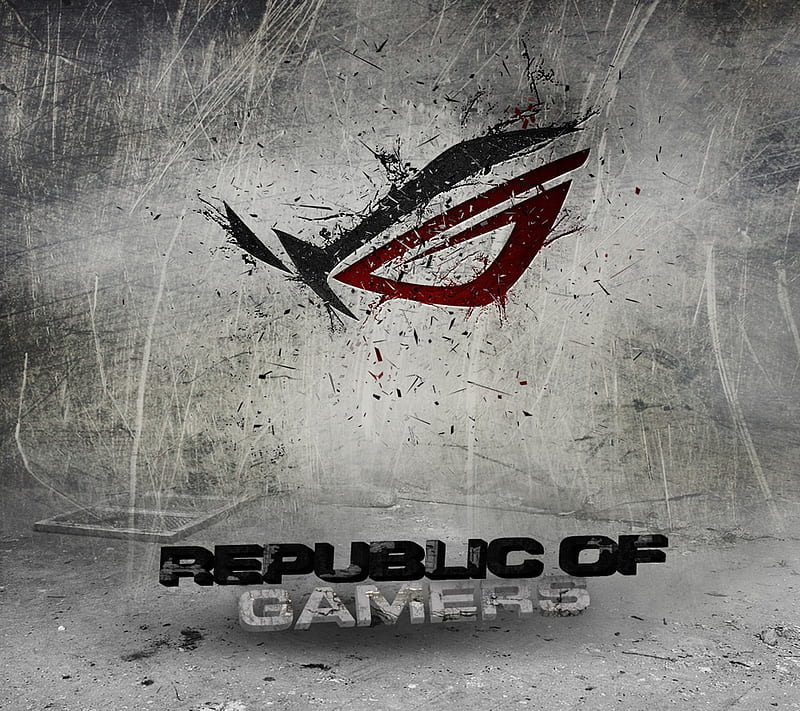 Republic of Gamers, asus, gamers, logo, republic, HD wallpaper