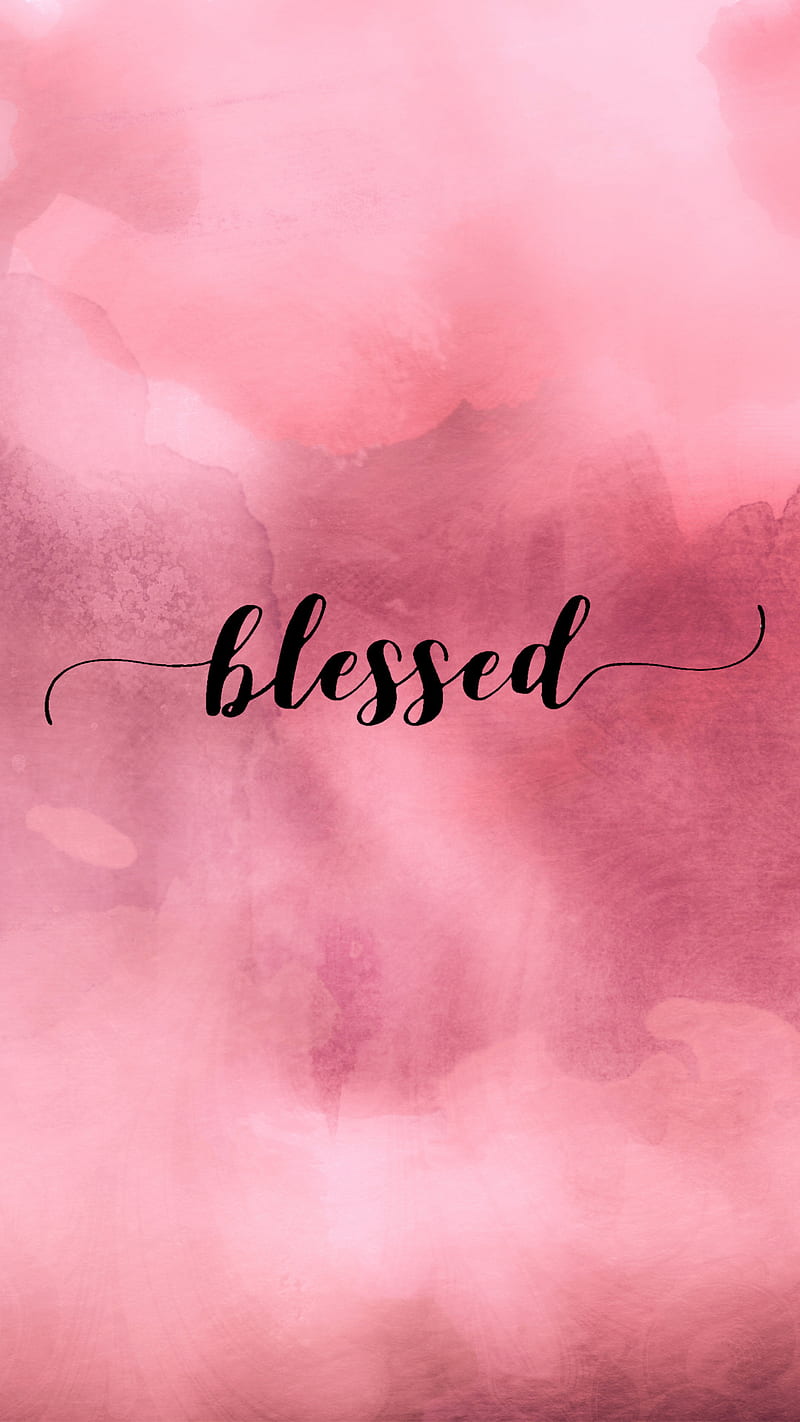 Download Cute Christian I Am Blessed Pink Aesthetic Wallpaper  Wallpapers com