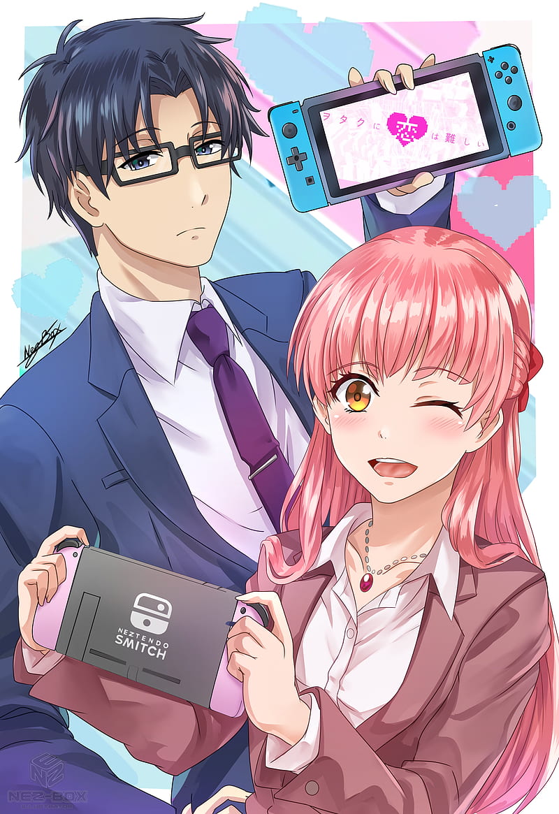 manga and rain. — wotaku ni koi wa muzukashii otaku girl x