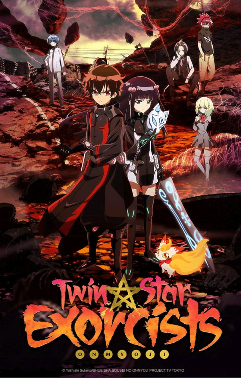 Twin star exorcists, anime, benio, rokuro, the mekio, HD phone wallpaper |  Peakpx