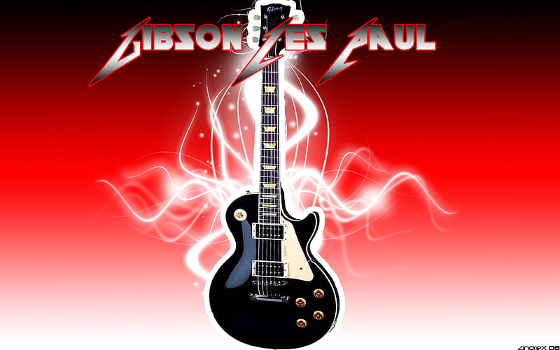 Gibson Les Paul Guitar, les, cs3, paul, gibson, guitar, rock, music, hop, HD wallpaper