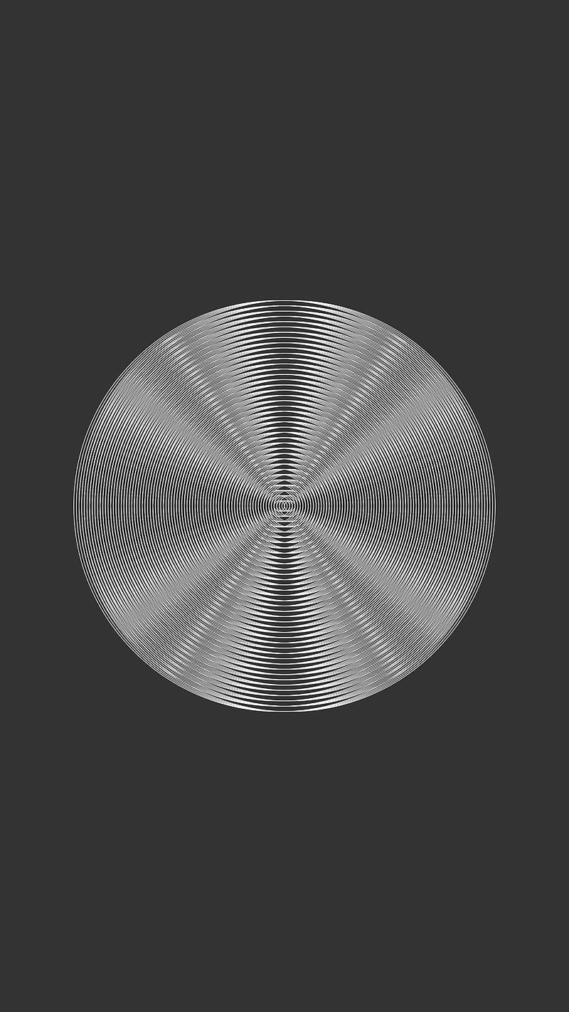 Overlapping Circles, black, circle, illusion, illusions, moire, optical, HD phone wallpaper