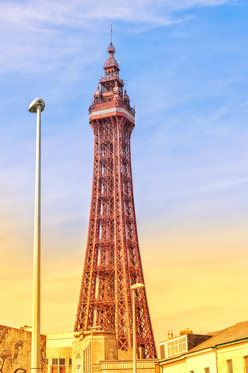 Blackpool tower, england, uk, HD phone wallpaper