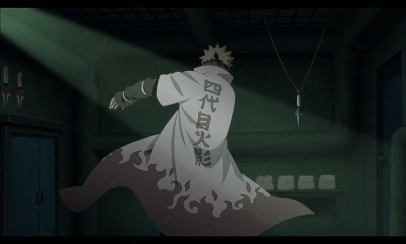 Download Uzumaki Naruto Hokage With Cracked Effect Wallpaper