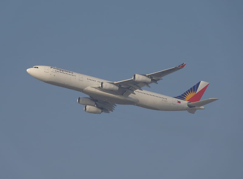Filipino Air Flight, aircraft, plane, jet, jet aircraft, HD wallpaper