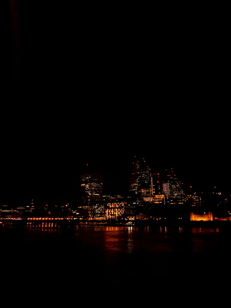 London night, city, sky, urban, HD phone wallpaper