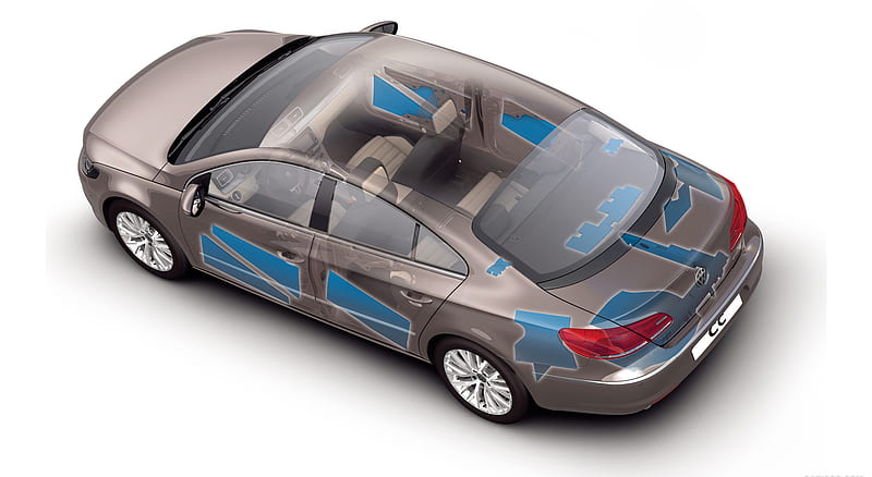 2013 Volkswagen CC Improved soundproofing body design area , car, HD wallpaper