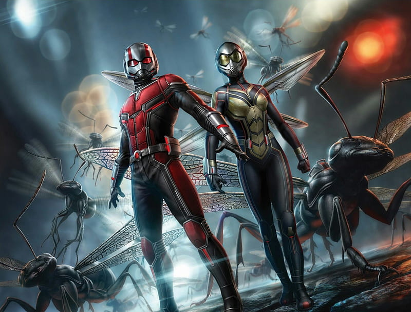 ant-man and the wasp, artwork, Movies, HD wallpaper