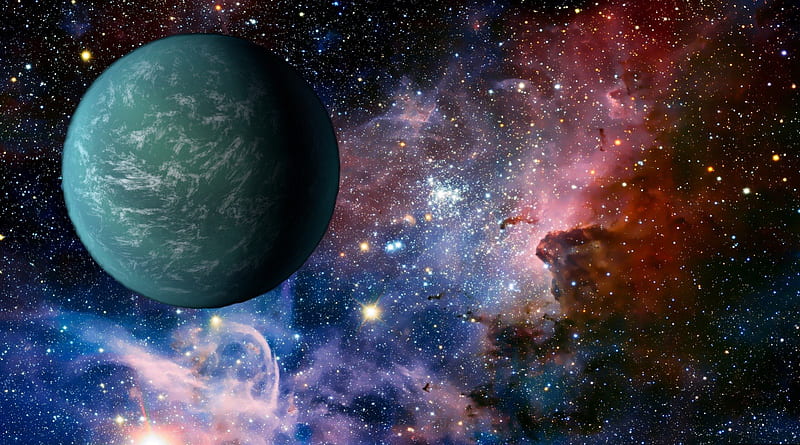 Exoplanet, Planet, Sci Fi, Moon, Space, HD wallpaper