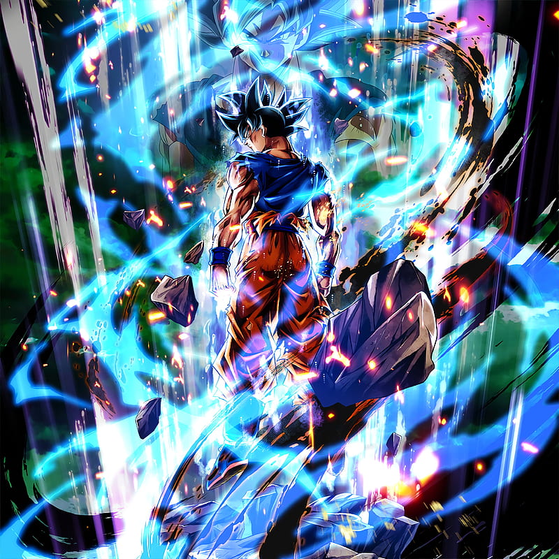 Ultra Instinct Goku, dbs, ui sign, HD phone wallpaper