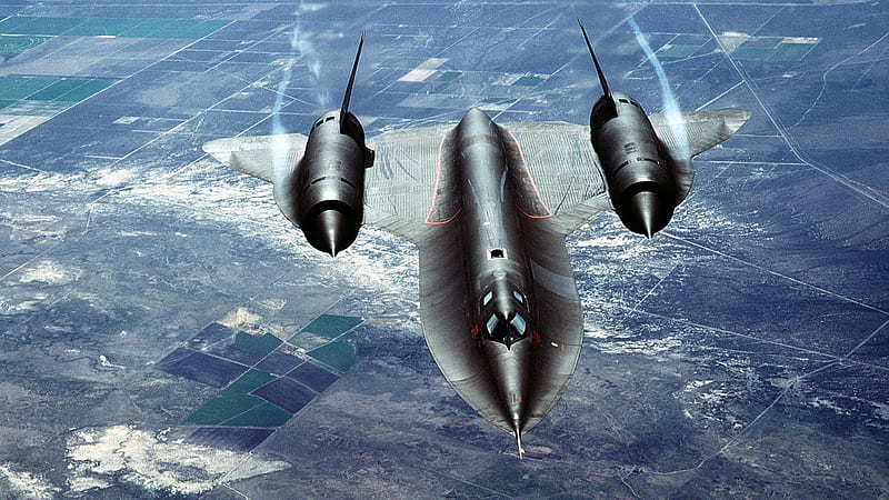 SR71 Blackbird, plane, fighter, black, stealth, bomber, jet, HD wallpaper