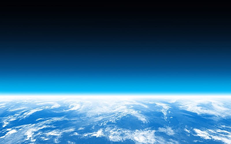 Earth From Space, blue planet, earth, blue world, HD wallpaper