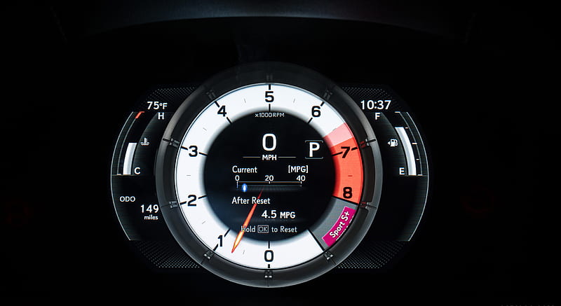 2019 Lexus ES 350 F-Sport - Digital Instrument Cluster , car, HD wallpaper