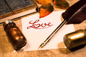 love, words, inscription, letter, HD wallpaper