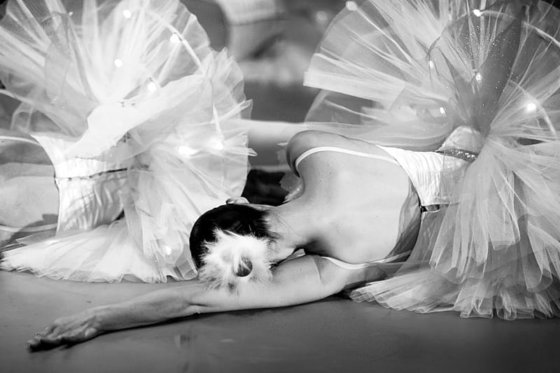 The Dance, dancers, tutus, black and white, ballet, ballerinas, HD wallpaper
