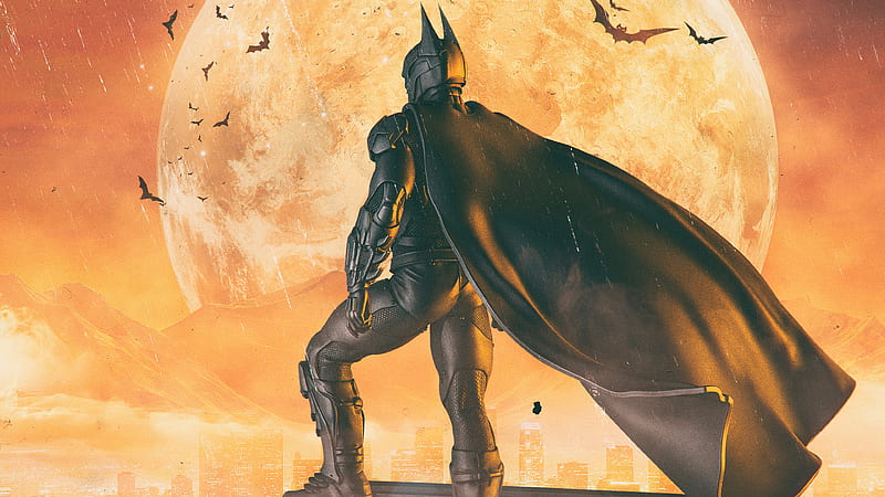 Batman From Dark Knight , batman, superheroes, artist, artwork, digital-art, behance, HD wallpaper