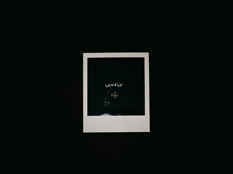 Lonely, word, dark, black, HD wallpaper | Peakpx