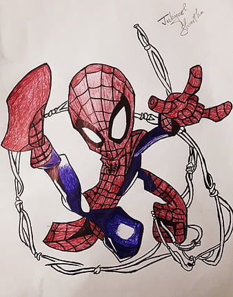 HD spider-man draw wallpapers | Peakpx