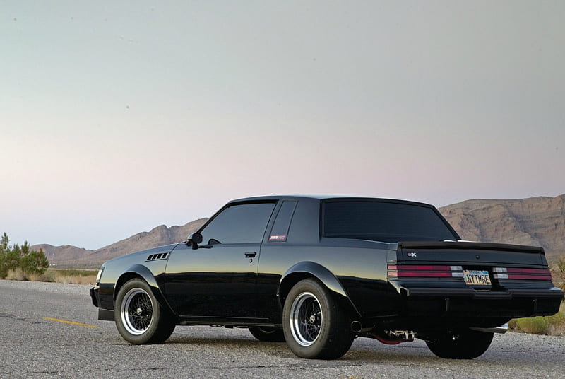 87 Buick Gnx, GNX, Black, 1987, GM, HD wallpaper