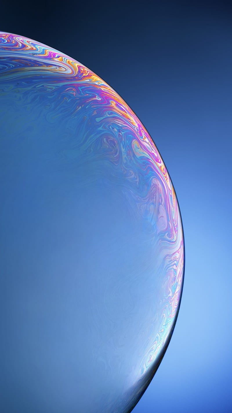 IPhone Blue Bubble, manpie, HD phone wallpaper | Peakpx