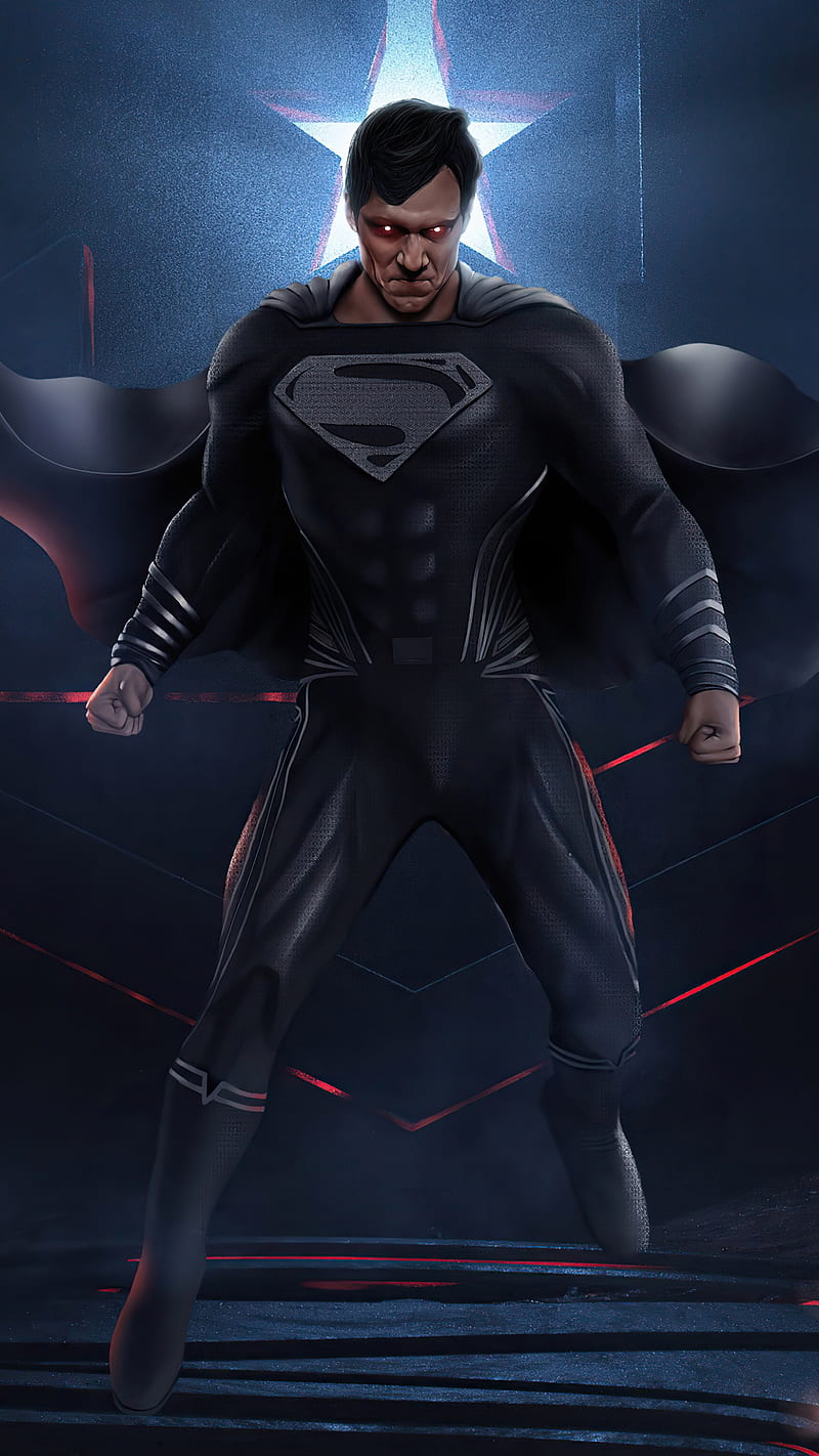 Black Superman, ghost, gosh, joker, logo, red, rider, riders, sting, theme, wrestling, HD phone wallpaper