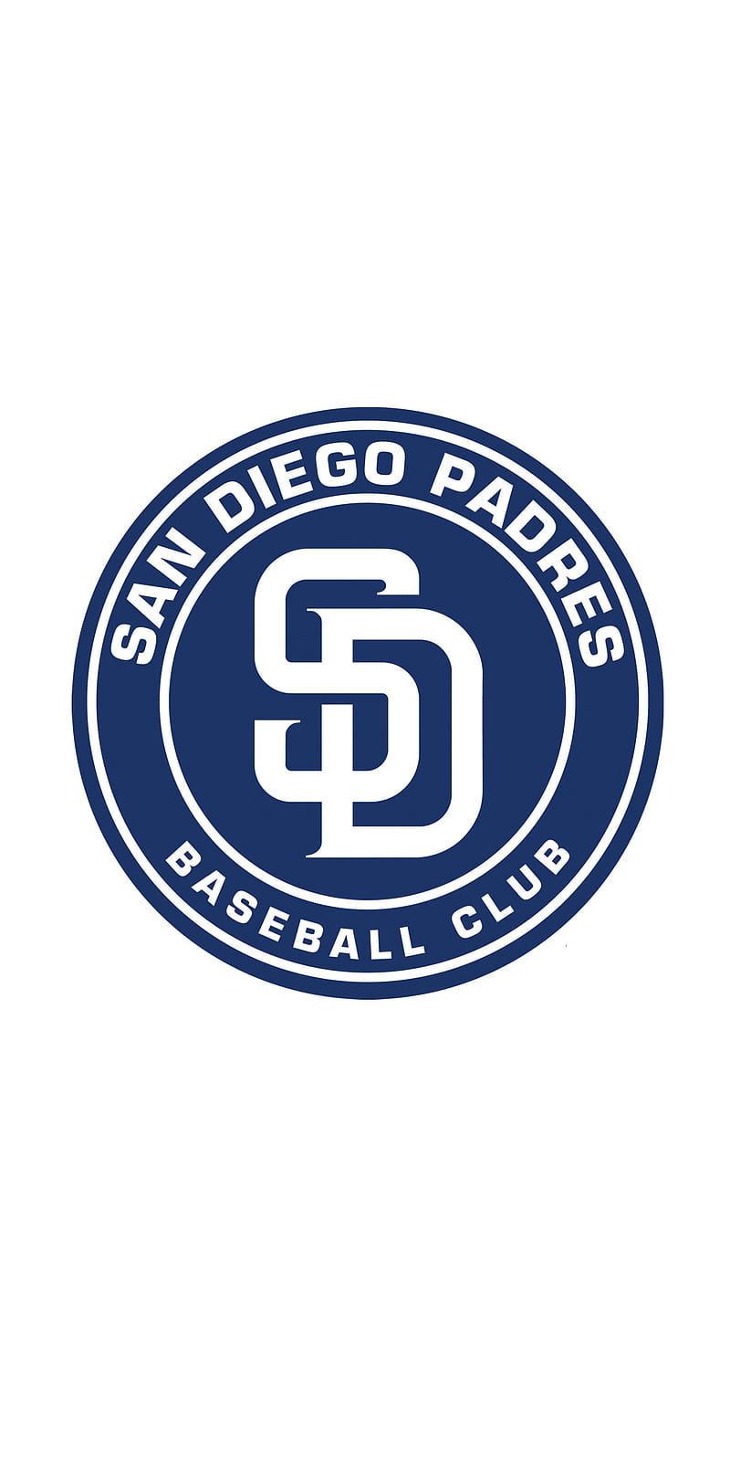Download San Diego Padres Blue Circle Logo Wallpaper