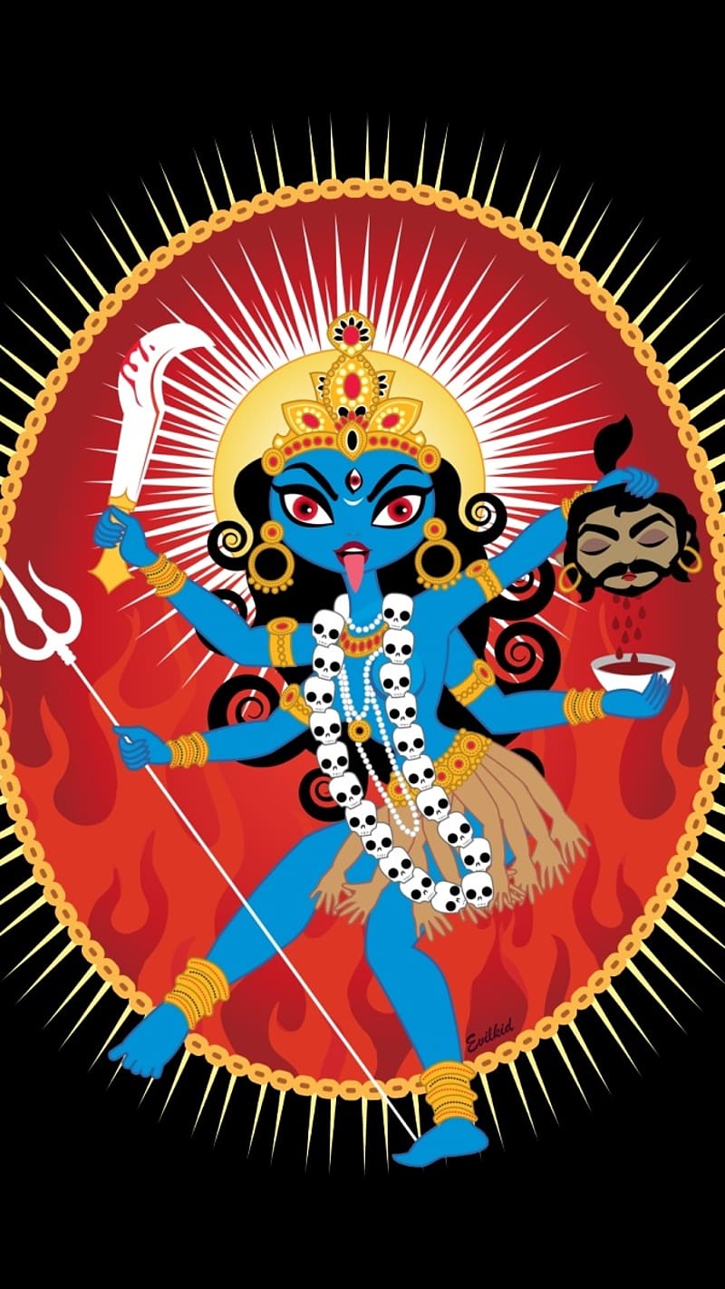 Mahakali , Surf the kali Yuga, lord, god, HD phone wallpaper