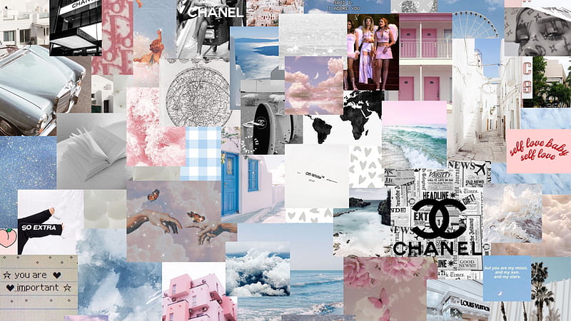 Custom Aesthetic Collage Custom Aesthetic Collage [] for your, Mobile &  Tablet. Explore Chanel Aesthetic Laptop . Aesthetic Laptop, HD wallpaper |  Peakpx