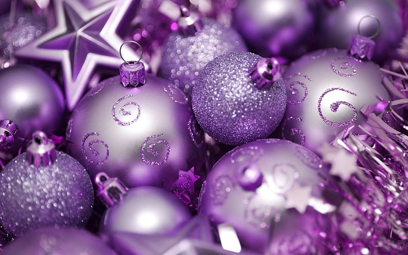 balls, christmas decorations, holiday, christmas, HD wallpaper