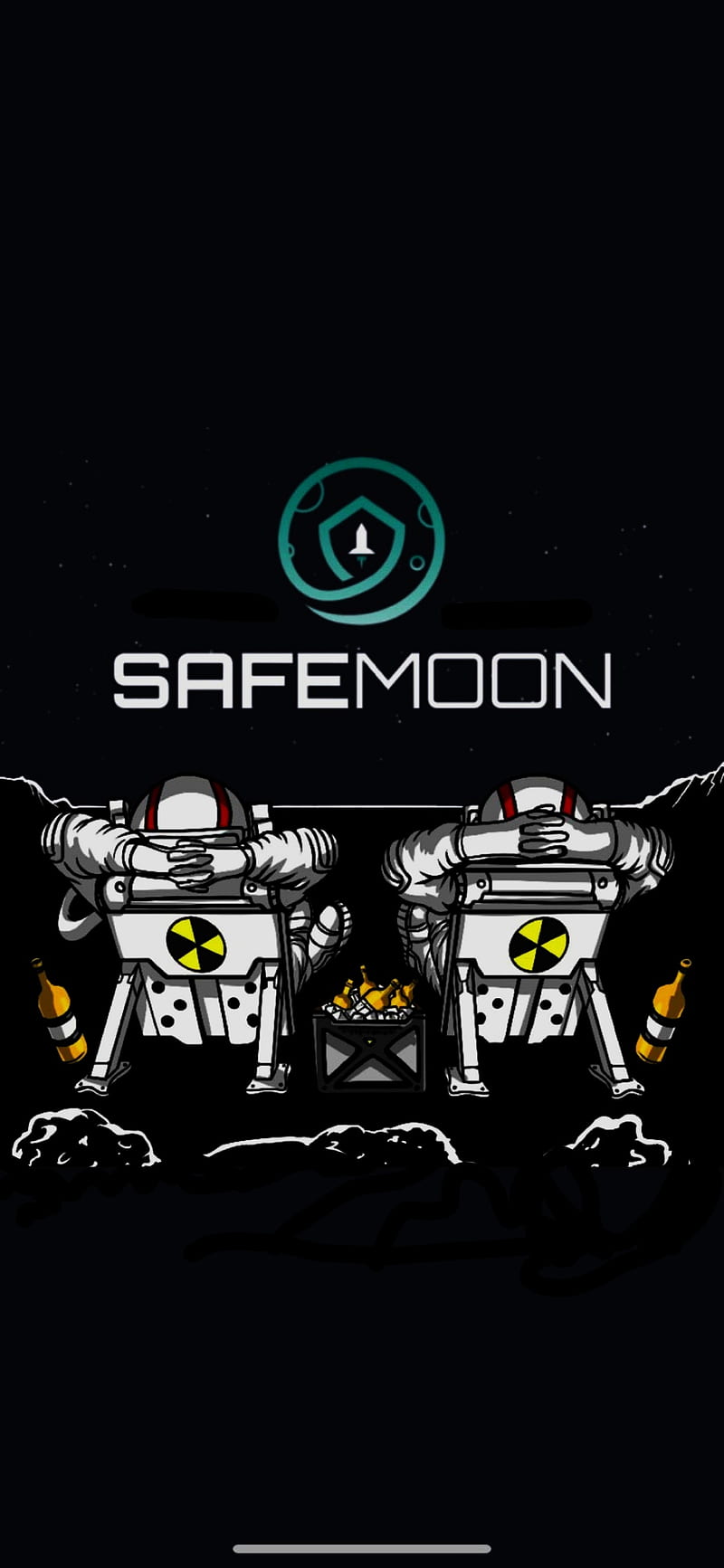 Safemoon Moon, 2021, 2022, binance, bitcoin, crypto, ethereum, uk, usa, xrp, HD phone wallpaper