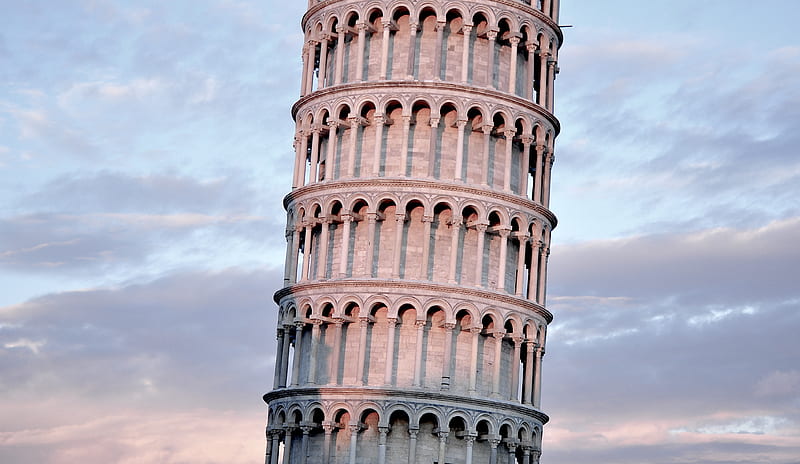 Leaning Tower of Pisa, Italy, HD wallpaper