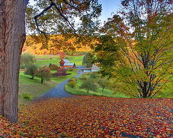 Hd Vermont Woodstock In Autumn Wallpapers Peakpx