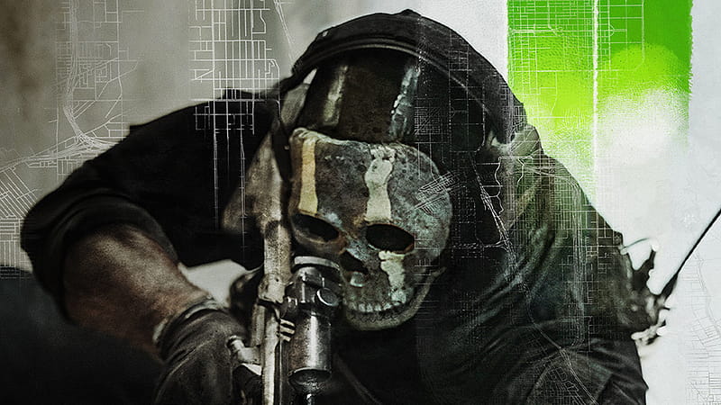 Call of Duty: Modern Warfare 2 Ghost Game 4K Wallpaper iPhone HD