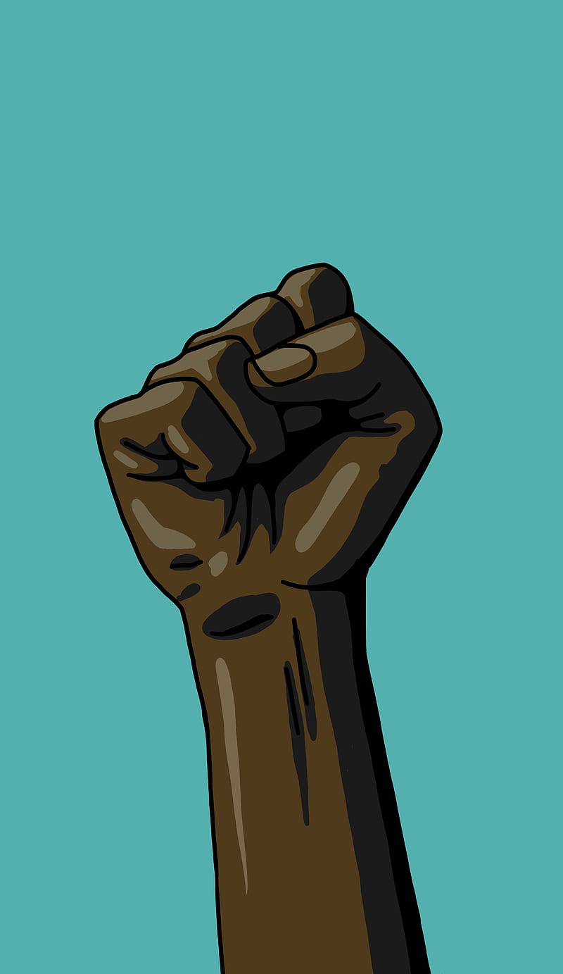 Power, My, black lives matter, black out, blm, fist, floyd, justice, protest, stand, HD phone wallpaper